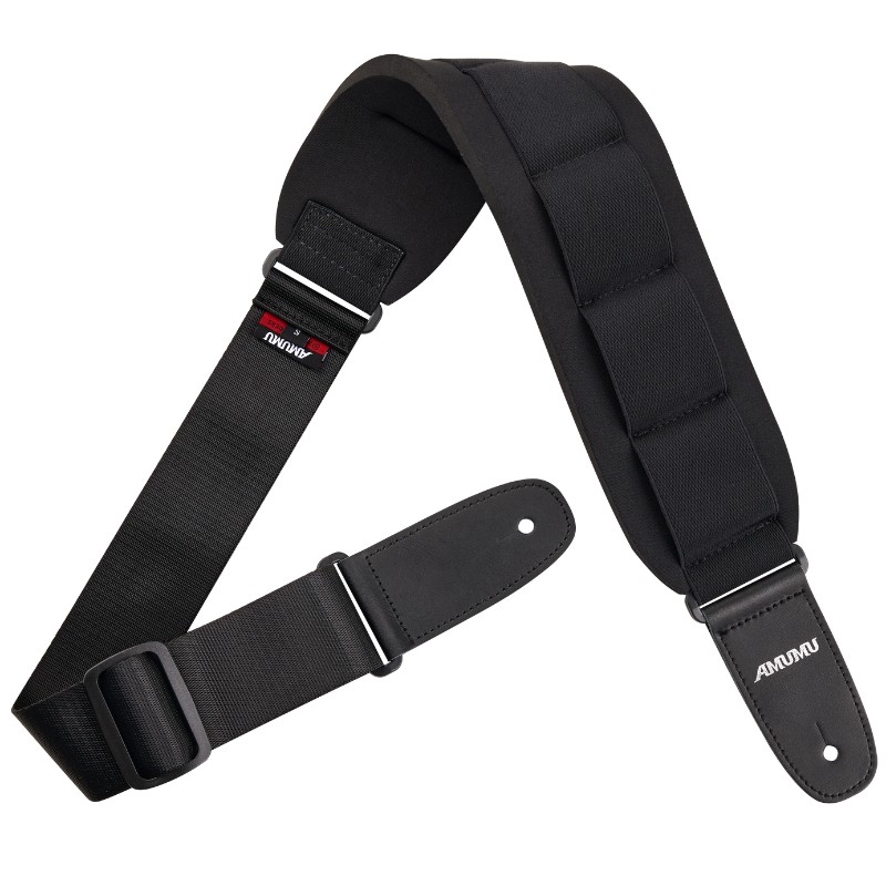 AMUMU减压垫肩吉他背带升级加宽加厚电吉他贝斯通用减压斜挎肩带