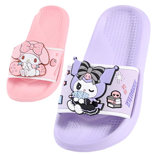 三丽鸥凯蒂猫女童凉拖鞋儿童拖鞋夏防滑女孩宝宝家居鞋洗澡凉拖