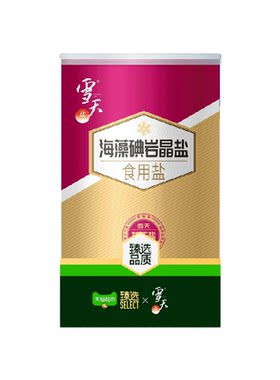 雪天盐天然洁净岩晶盐360g