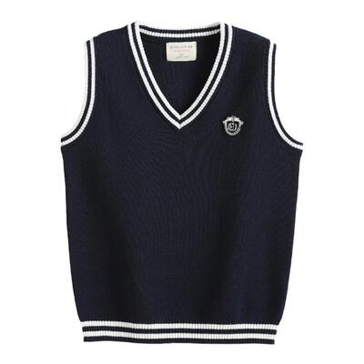 儿童韩版毛线马甲坎肩针织毛背心