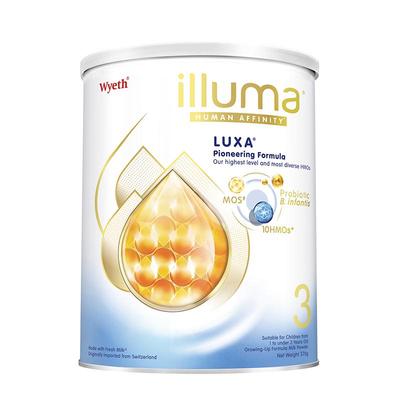 新版惠氏Wyeth启赋未来3段(1-3岁)10HMO婴幼儿dha配方牛奶粉370g