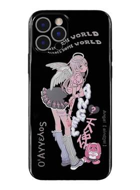 苹果安卓硅胶千禧domi天使少女