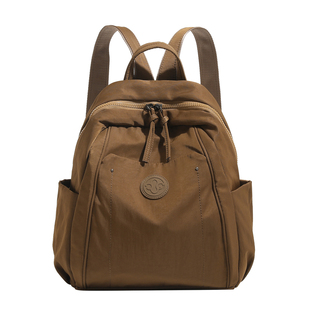 香港品牌帆布双肩包女士2025新款时尚小型通勤短途旅游轻便小背包