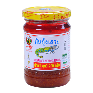 泰国进口潘泰诺华星牌大虾膏大虾酱虾头油虾头酱冬阴功汤蘸料200g