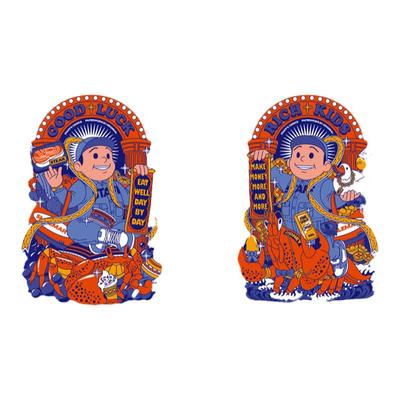 PAPERWORKS创意新年静电贴玻璃贴