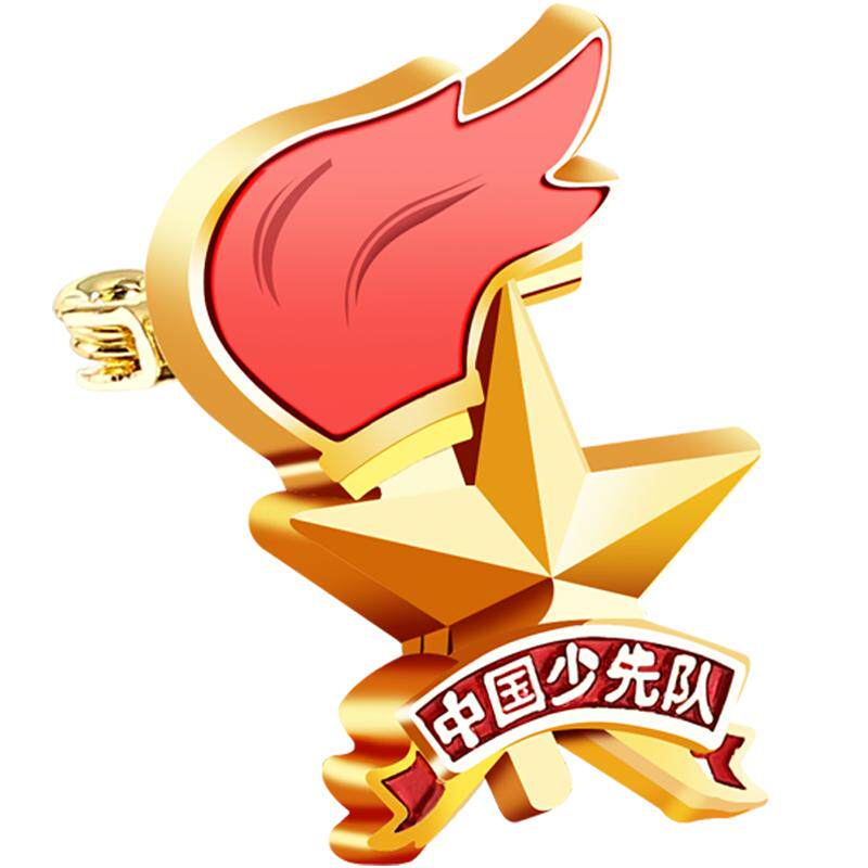 队徽布贴小学生刺绣圆形缝制熨烫