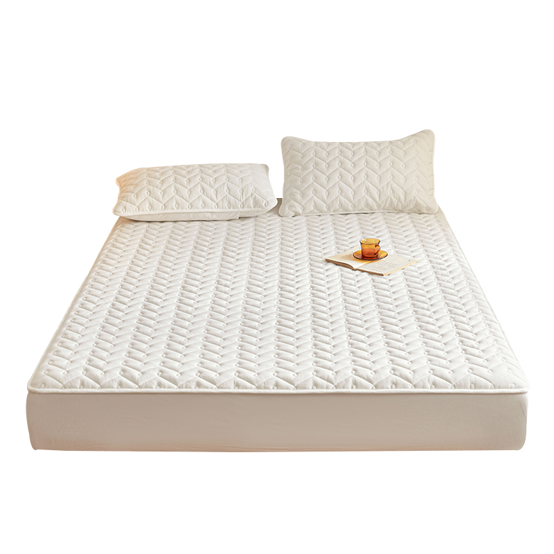 A类100全棉纯棉床笠单件夹棉全包床罩床垫保护罩防滑防尘床单套