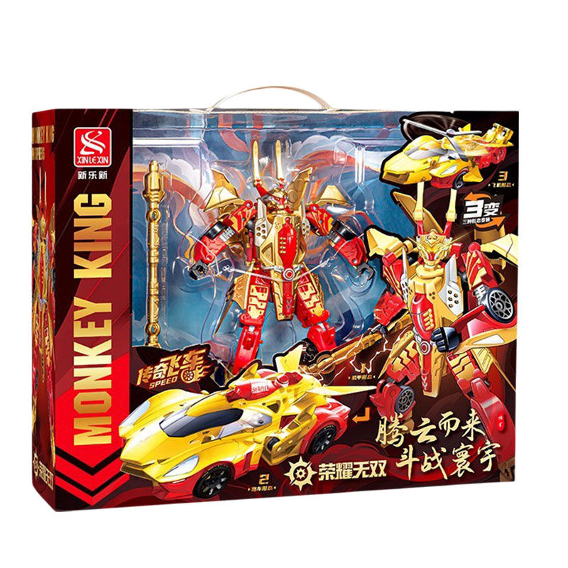古迪积木齐天大圣机甲孙悟空玩具