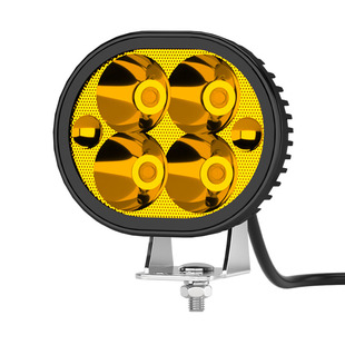 电动车灯黄光摩托车超亮led大灯泡 农用车电瓶车改装爆闪强光射灯