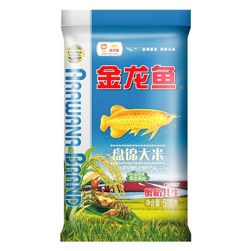 金龙鱼盘锦大米多规格东北圆粒米蟹稻共生新鲜新米袋装香米粳米