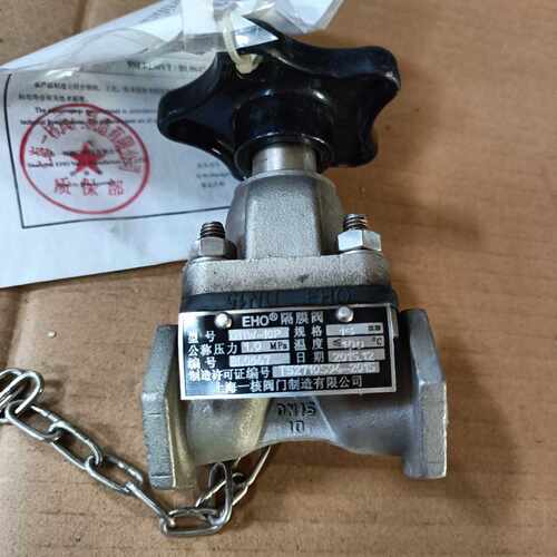 上海一核EHO不锈钢隔膜阀，G11W-10P型不锈钢内螺纹隔—议价