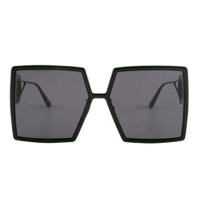 DIOR迪奥墨镜板材大框方形镂空