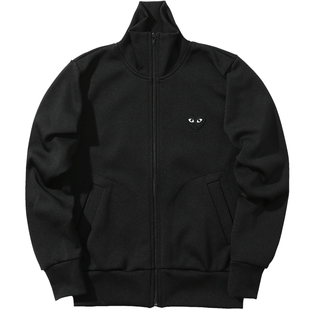 IT COMME des GARÇONS PLAY女装拉链立领卫衣255XB