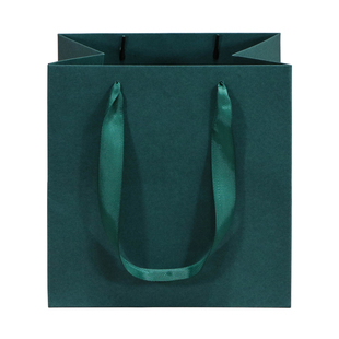 加厚宽底牛皮纸袋子方形礼品袋手提袋水果包装袋鲜花盆栽袋子定做