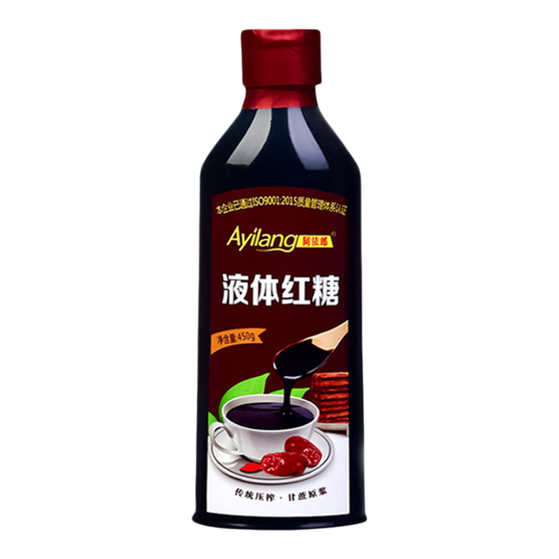 阿依郎液体红糖450g四川风味冰粉凉糕红糖水液体红糖浆传统压榨