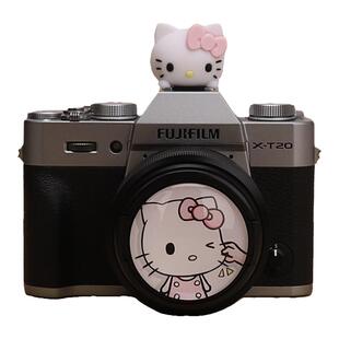 Kitty猫相机镜头盖热靴适用佳能R50富士XT50尼康Z30索尼ZVE-10等