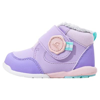 冬季宝宝保暖鞋加绒儿童学步鞋男女儿童二棉鞋0-2岁童鞋男月星