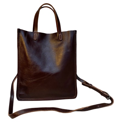 头层牛皮轻便单肩斜挎包