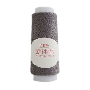九色鹿9291新伴侣毛线正品细线 貂绒羊绒线配线 6+6弹力伴侣 20克