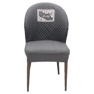 椅子套罩弧形轻奢高级感异形凳子座套靠背保护套餐椅套罩2024新款