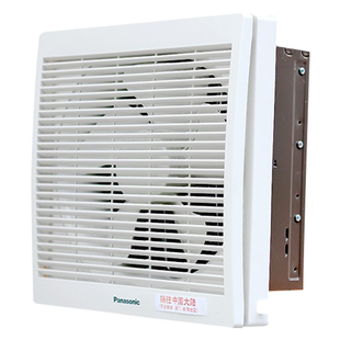 松下排风扇厨房抽风机卫生间强力换气扇排气扇玻璃窗墙壁家用