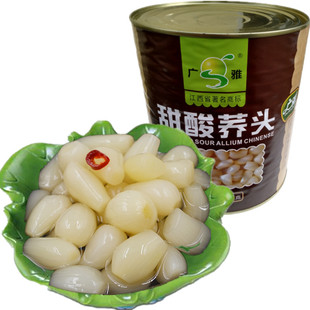 出口荞头藠头酸甜水果罐头腌制泡菜茭头新鲜江西特产3200克教头
