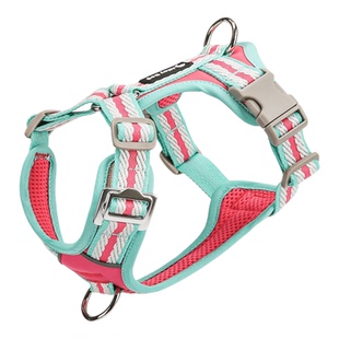 狗狗防爆冲工字型胸背带牵引绳大小中型犬宠物外出用品边牧柴犬