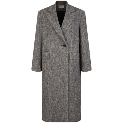 宝姿PORTSPURE女装冬季巴恩大衣毛呢外套