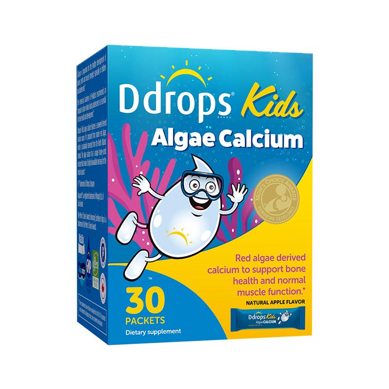 【自营】Ddrops滴卓思婴幼儿童补钙非液体钙儿童专用海藻钙粉