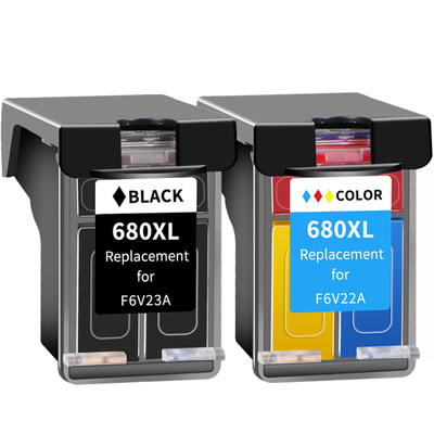 原装品质 适用惠普680墨盒3636 3638 3776 3778 2138 2676 3677 2678 3838 Deskjet4538打印机可加墨水黑彩色