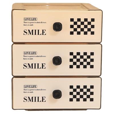 奶油风入户玄关客厅装饰摆件钥匙收纳盒抽屉式鞋柜电视柜家居饰品