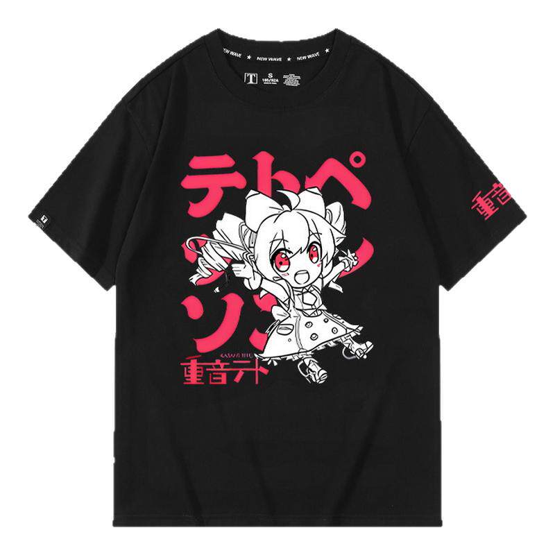 休闲宽松纯棉情侣短袖