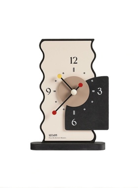 简约高档装饰摆件钟表装饰