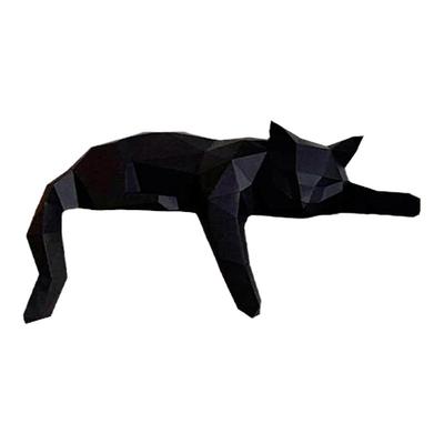 趴着猫咪手工立体动物ins简约