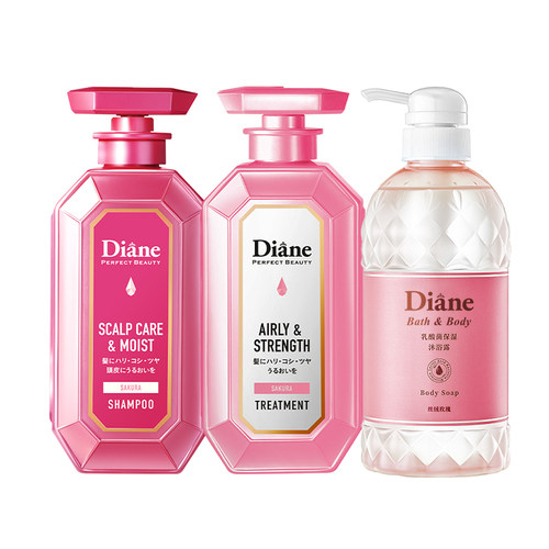 黛丝恩Moist Diane新升级致美系列头皮养护丝绒玫瑰洗护沐套装