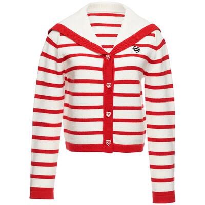 欧碧倩羊毛针织开衫OBEG