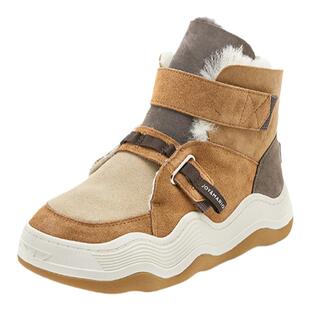 jm快乐玛丽雪地靴女2025冬季新款加绒加厚抗寒东北保暖棉鞋女