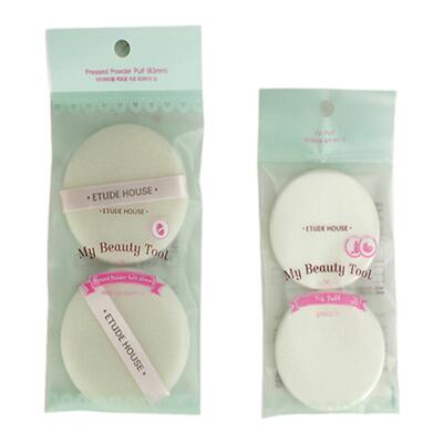 爱丽小屋绒面2枚装粉饼BB霜粉扑