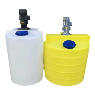 各种规格施肥桶搅拌桶40L/100L/200/300L/500升PE容器圆形加药桶