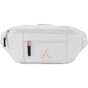 Jordan金属飞人LOGO蛇纹休闲单肩挎包胸包男女HA5507 JD2133015GS