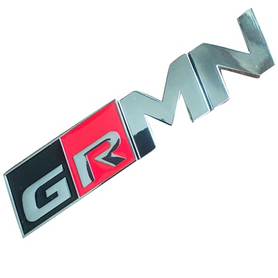 适用丰田车标改装贴GR  GRMN金属贴标后标尾标叶子板贴锐志卡罗拉