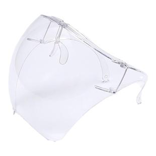 防护面罩厨房炒菜脸罩防油烟做饭面具防飞沫飞溅透明全脸面屏防雾