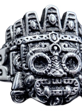 Syou男士钛钢朋克复古个性戒指