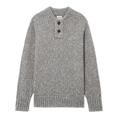 COTEMP复古棒球领毛衣