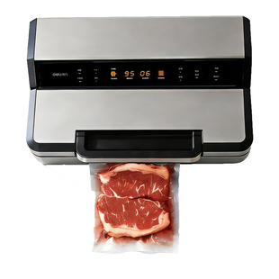 得力商用三泵真空机家用自动封口机内置切割刀40cm加长封口LM894