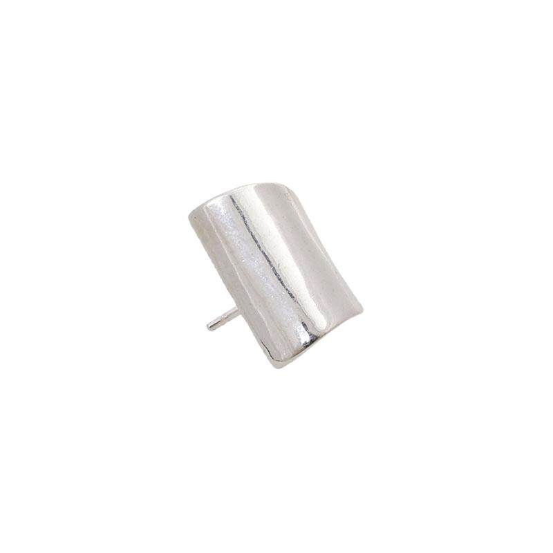 VIXTORM Trapezium S925纯银耳钉半包式耳环 先锋设计 潮牌潮品