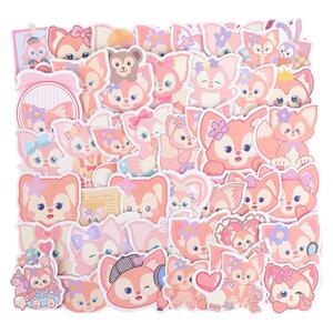 66张迪士尼贴纸玲娜贝儿可爱少女贴画diy手机电脑水杯装饰小图案