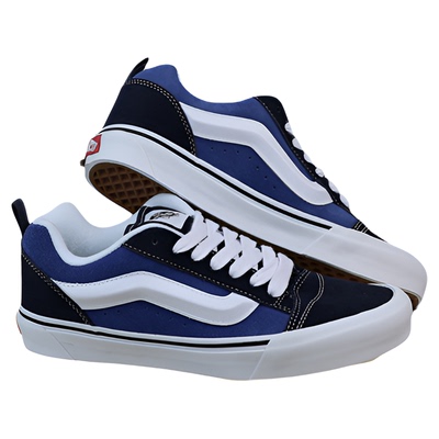 VANS复古板鞋男女经典低帮海军蓝