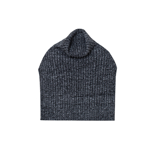 TOP家 秋冬造型单品 复古极简老钱风 叠穿羊毛高领保暖披肩围脖