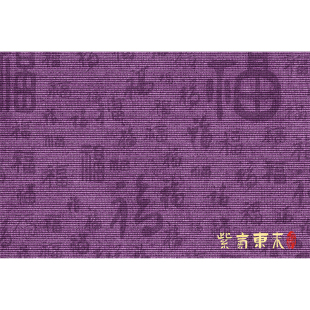 九紫离火入户门地垫紫色脚垫进门门垫耐脏防滑玄关地毯紫气东来